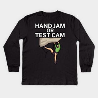 Hand jam or test cam Kids Long Sleeve T-Shirt